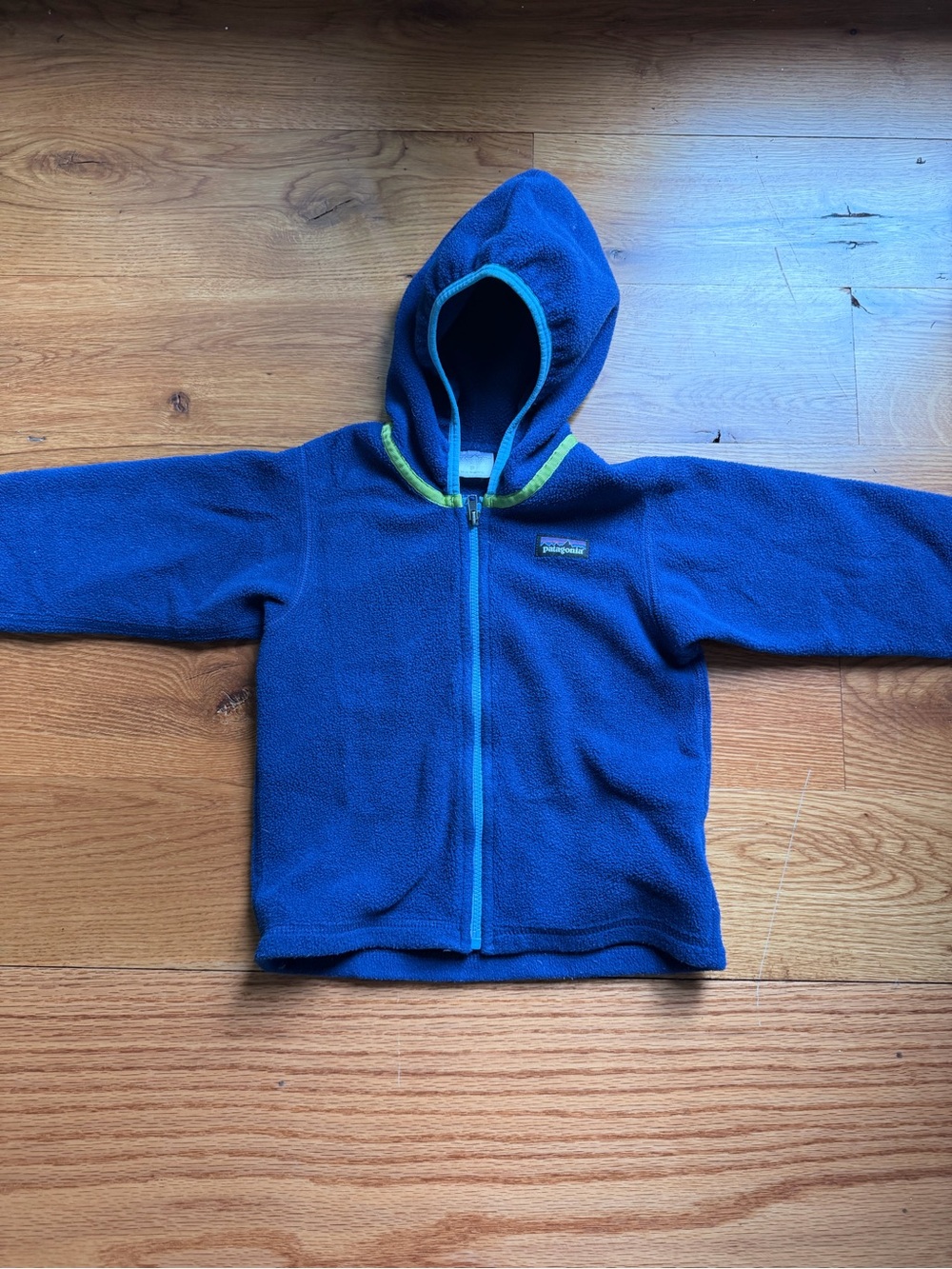 Patagonia Kids Blue Fleece Hoodie Zip Jacket 3T 💙